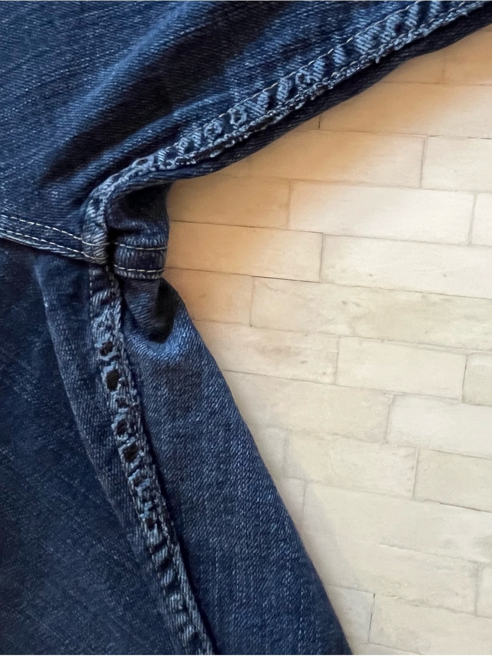 Riders Women's Straight Leg Jeans in Dark Blue - Picture 10 of 13